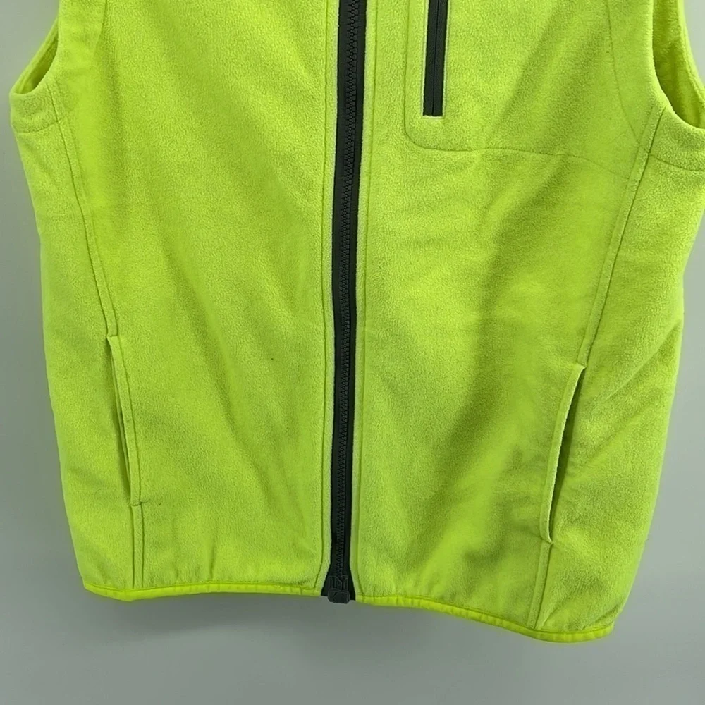 𝅺under armour fleece heat guard vest layering warm sz youth large